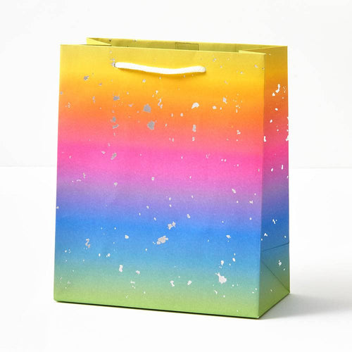 Ombre Rainbow Fleck Gift Bag