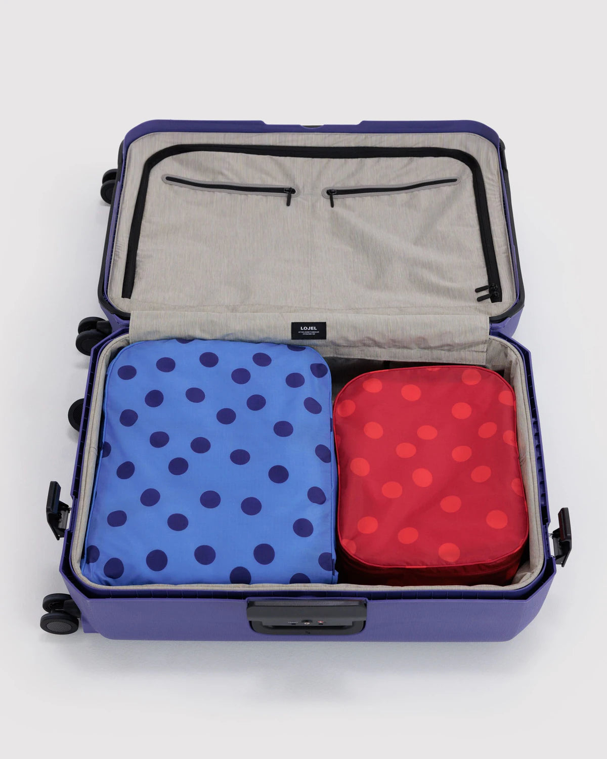 Polka Dot Mix Packing Cube Set Large
