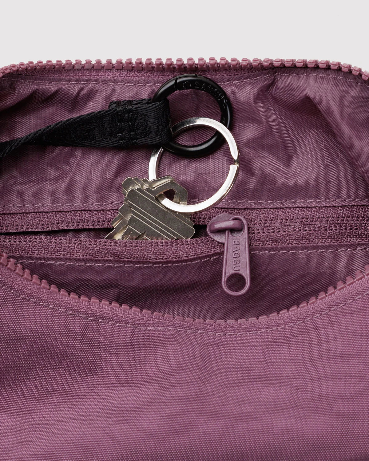 Wild Plum Medium Crescent Baggu