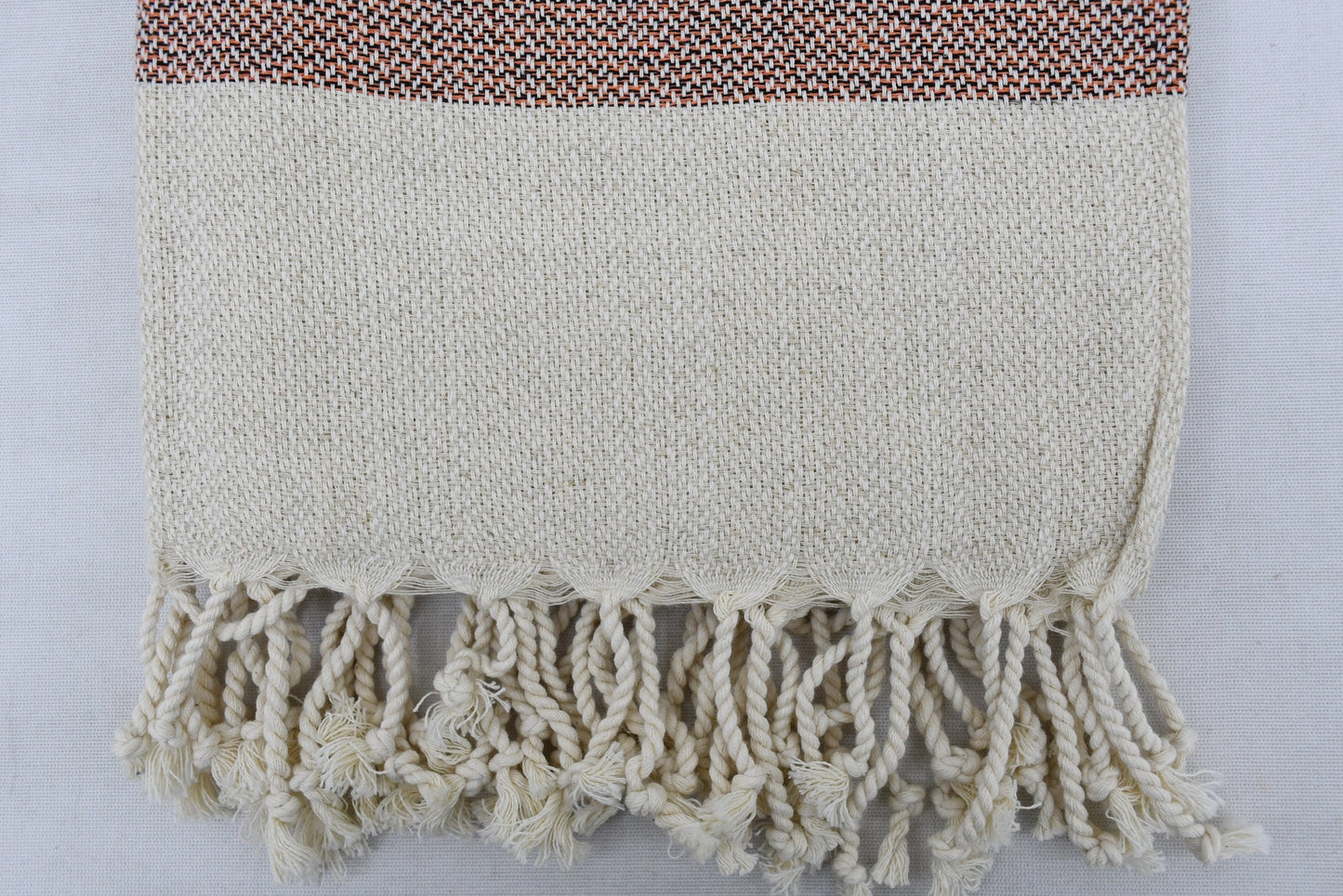 Red Organic Cotton Turkish Bath Towel