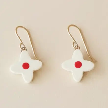 Posey Earrings - Red