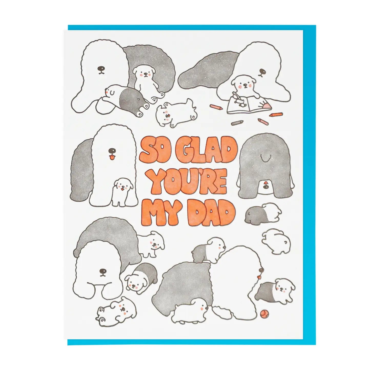 Glad You're My Dad Fathers Day Card