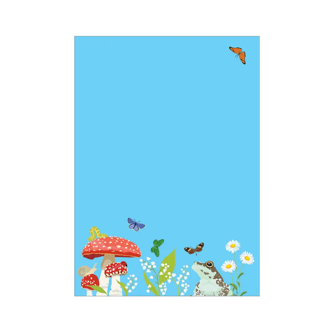 Toad and Toadstools Notepad