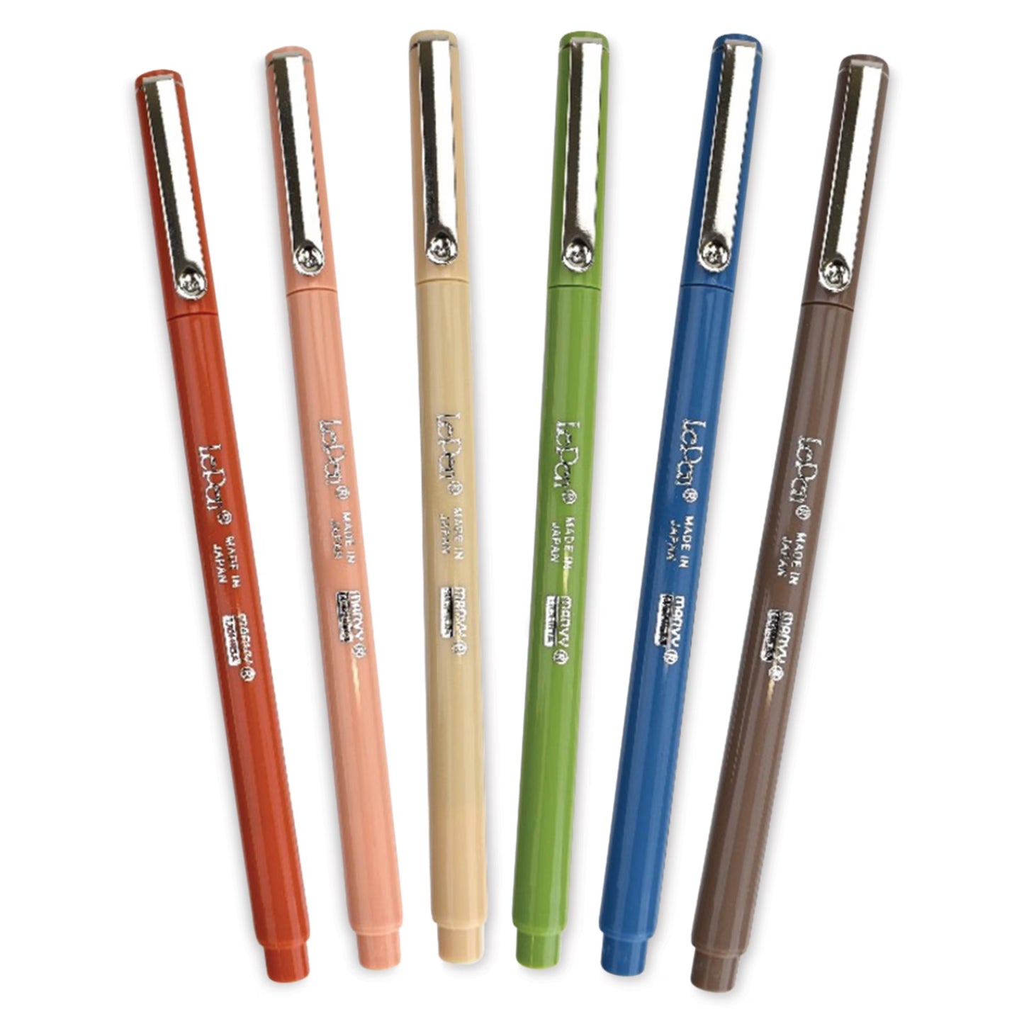 Earth Tones Fine Tip Le Pen Set