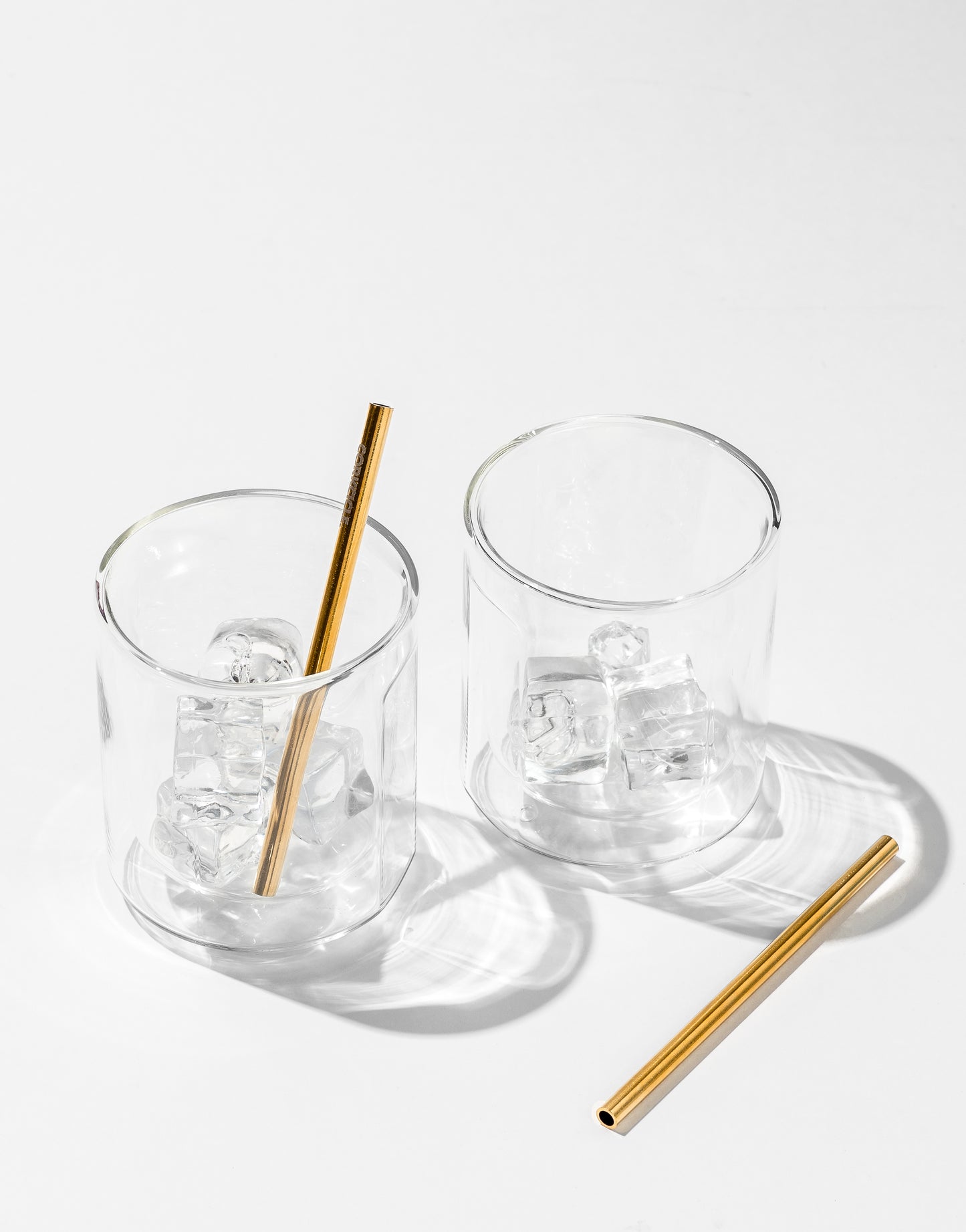 Gold Cocktail Straw