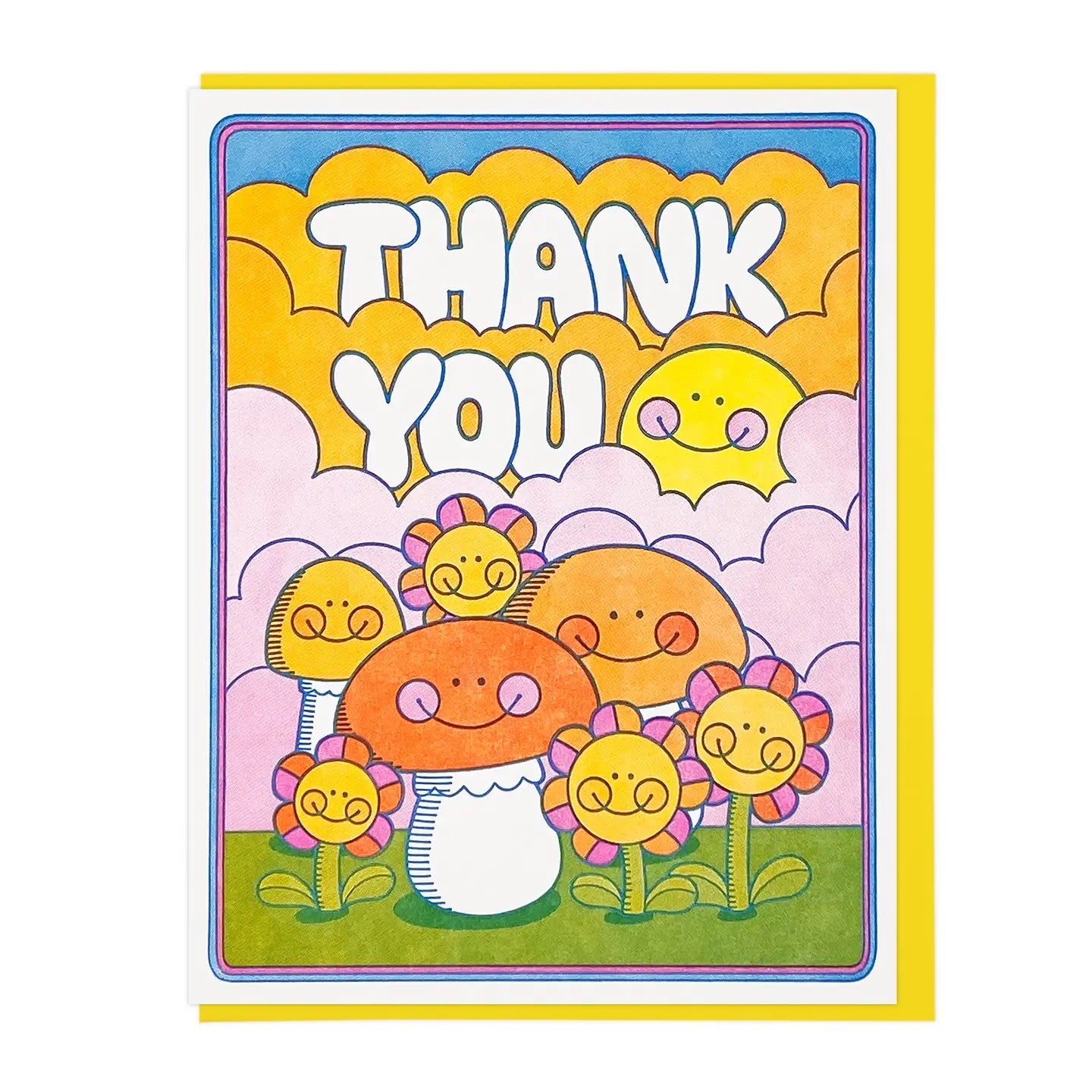 Mushrooms Thank You Card