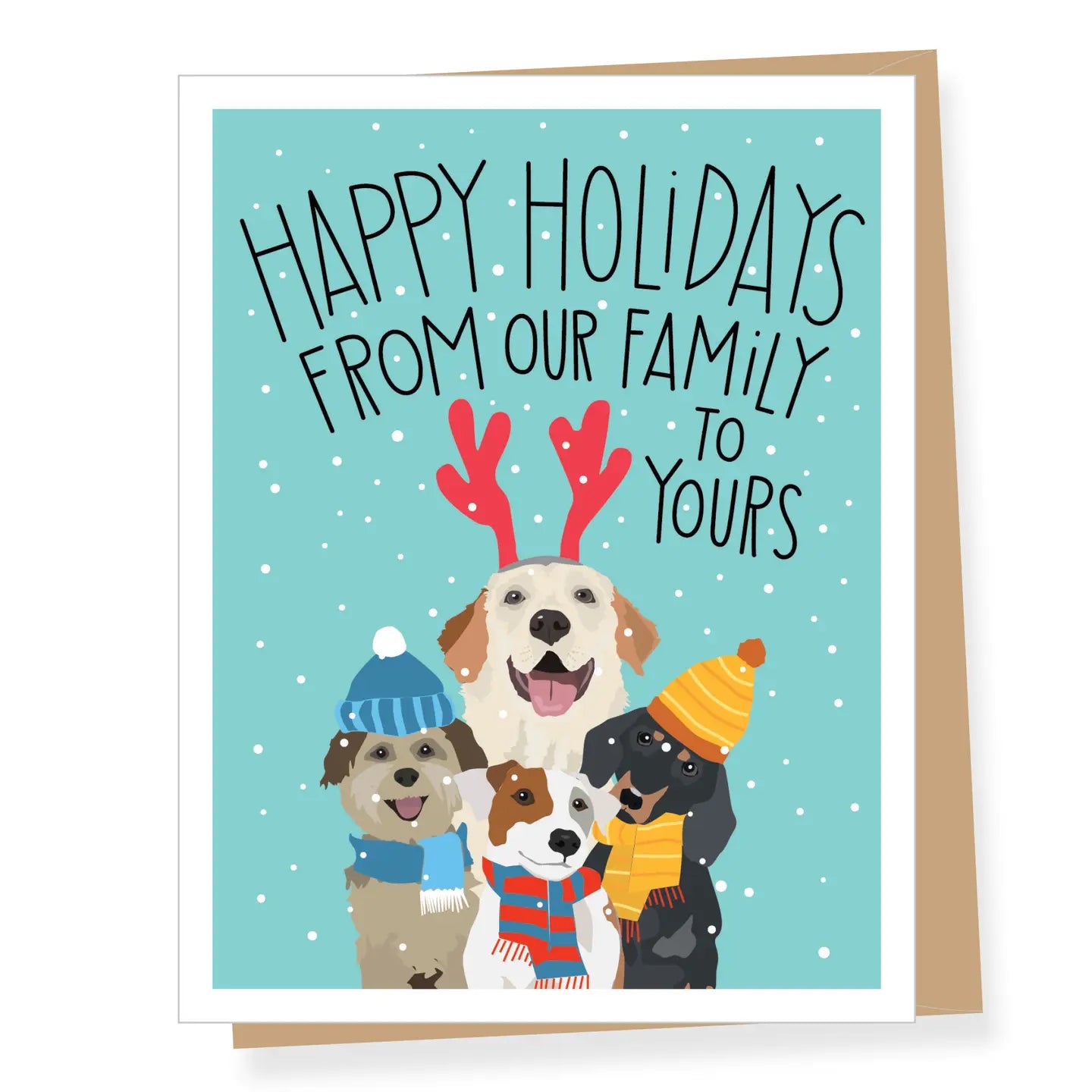 Dog Family Christmas Card Box Set