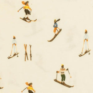 Vintage Ski Organic Long Sleeve Onesie