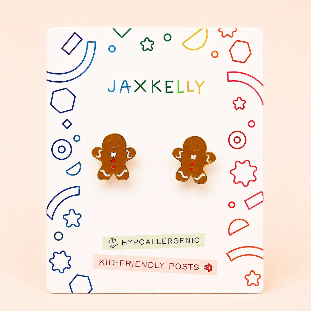 Gingerbread Man Studs - Kids Collection
