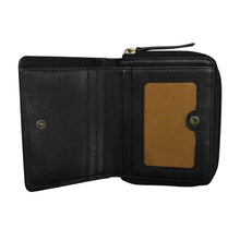Load image into Gallery viewer, Black Urbano Braided Bifold Leather Wallet