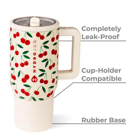 Cherries HydroJug 20 oz Traveler Tumbler