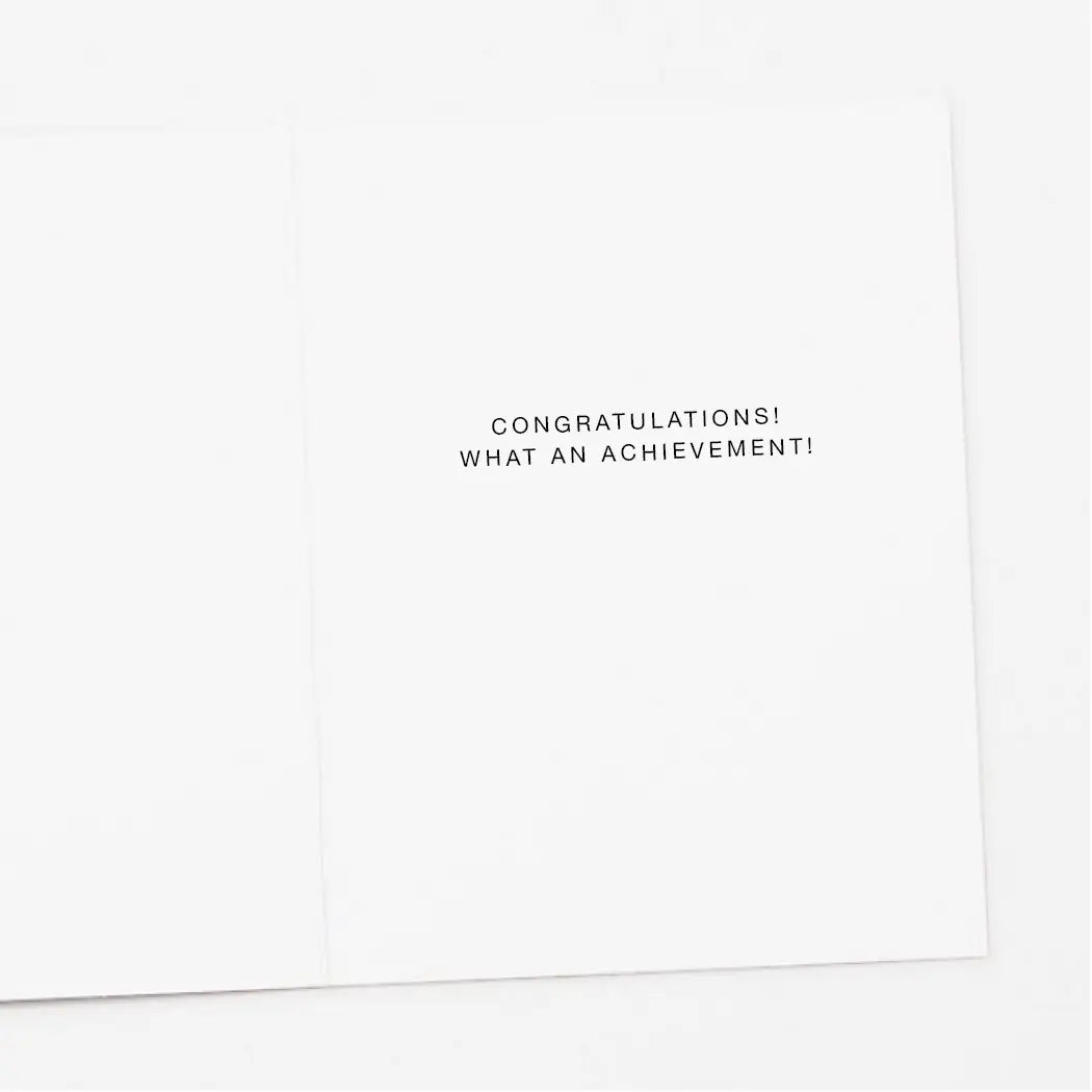 Trophy Congratulations Card
