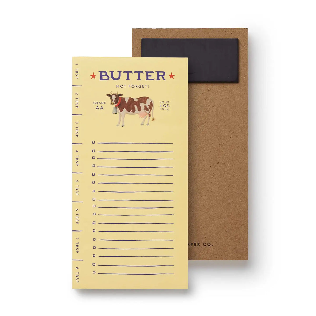 Butter not forget notepad