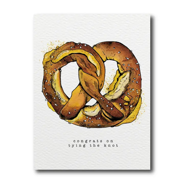 Tying the Knot Greeting Card