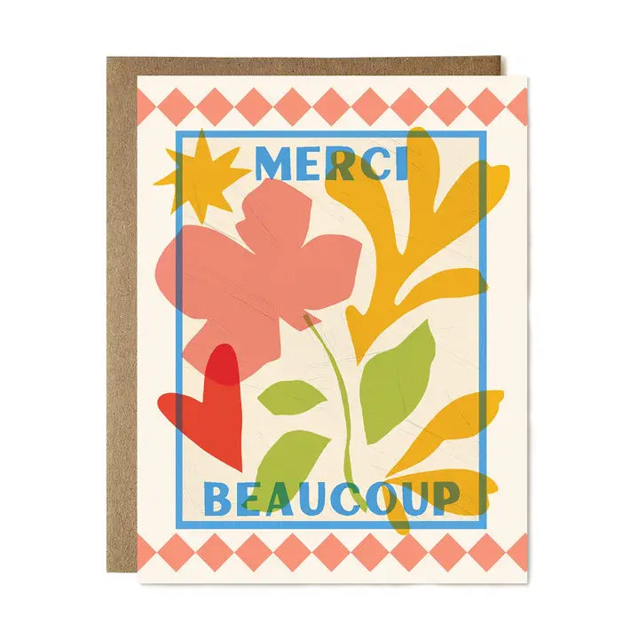 Merci Beaucoup Greeting Card
