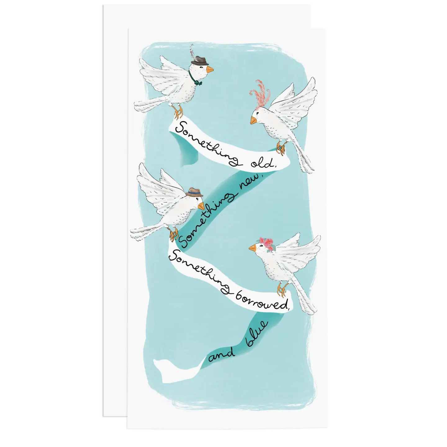 Something Old, New, Borrowed and Blue Wedding Card