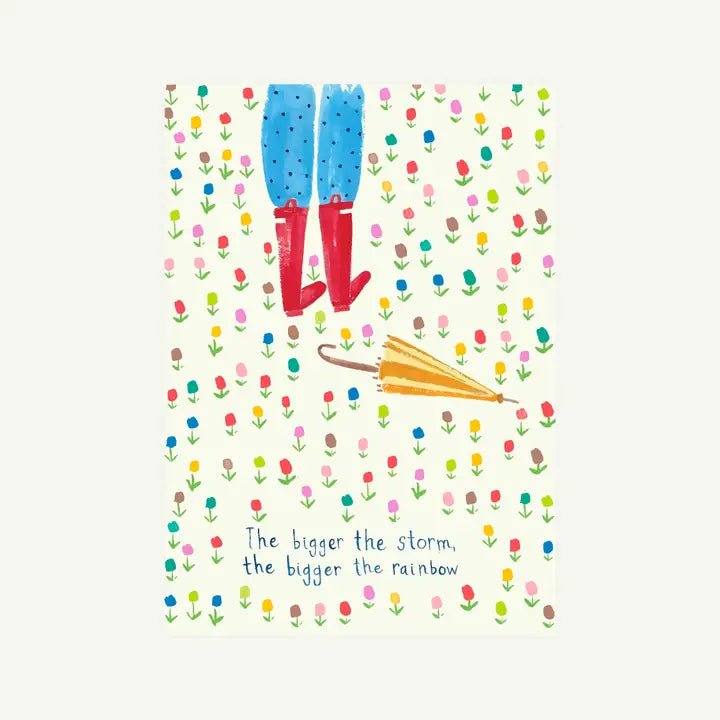 Big Beautiful Rainbow Greeting Card