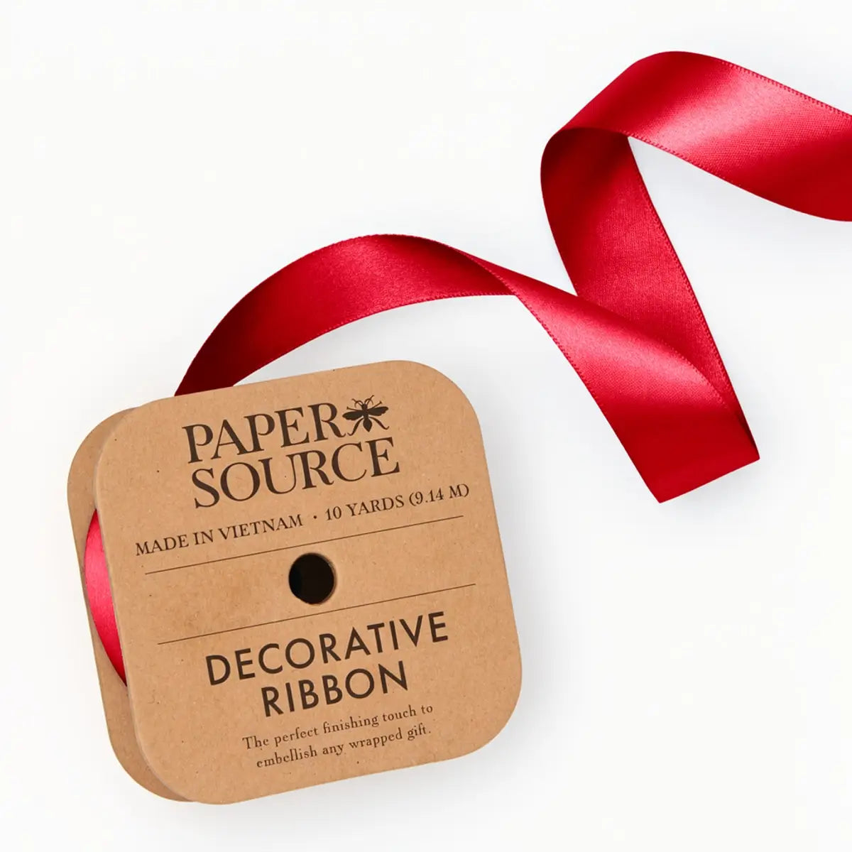 Red Satin Ribbon - 1 inch
