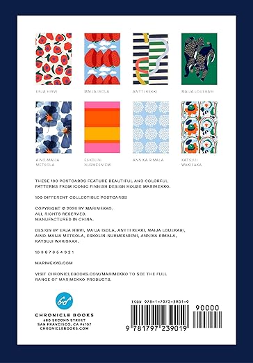 The Art of Marimekko Postcard Box