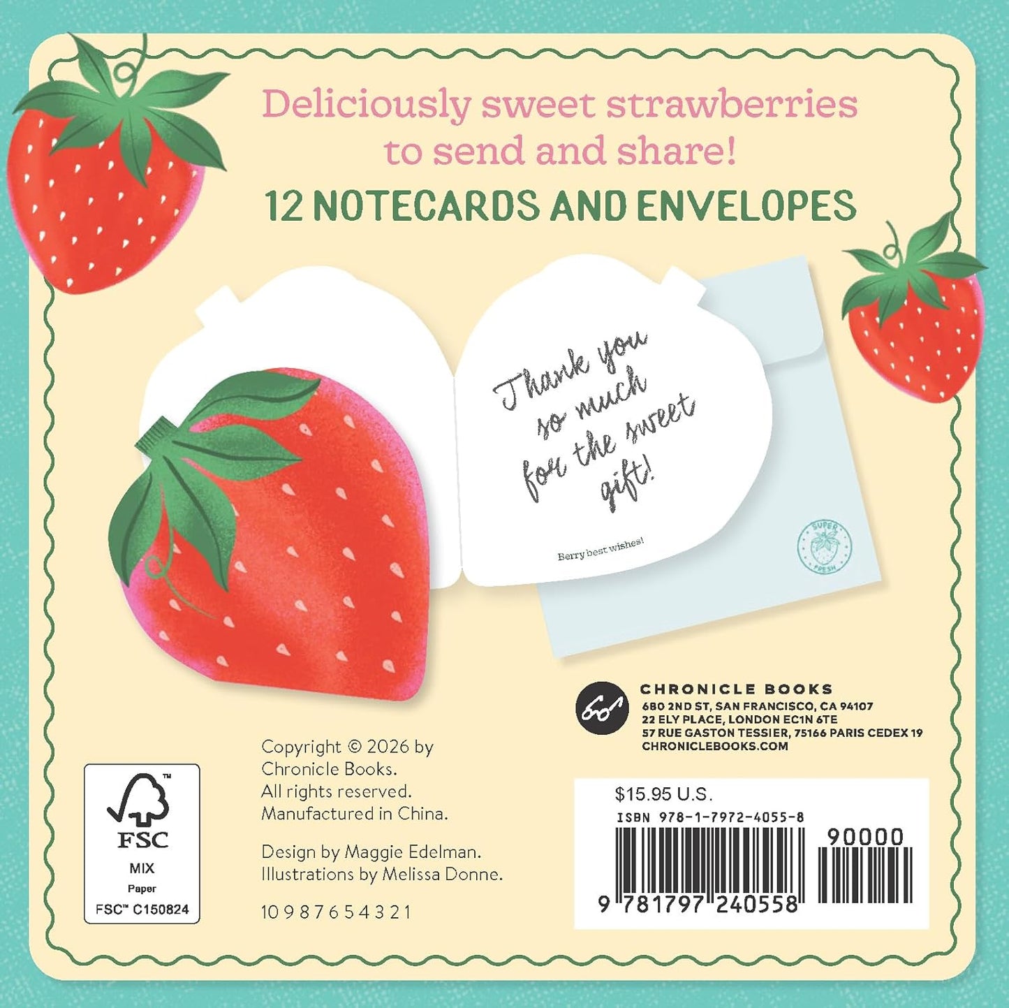 Strawberry Notecards