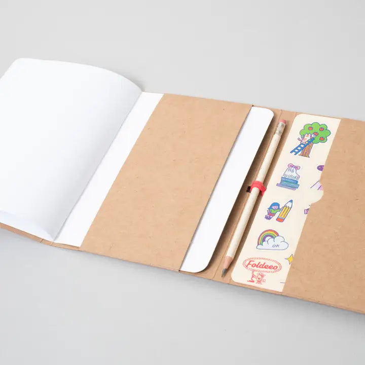 Foldeo Notebook Foli B6 - Green Gingham