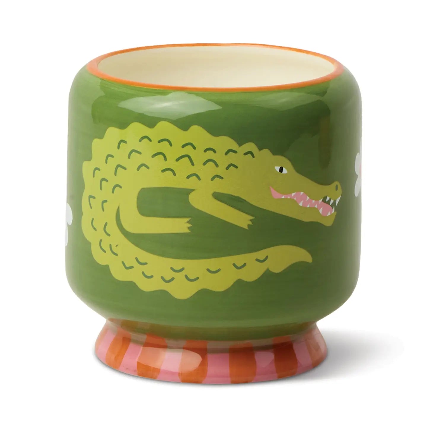 Prickly Crocodile A Dopo Ceramic Candle