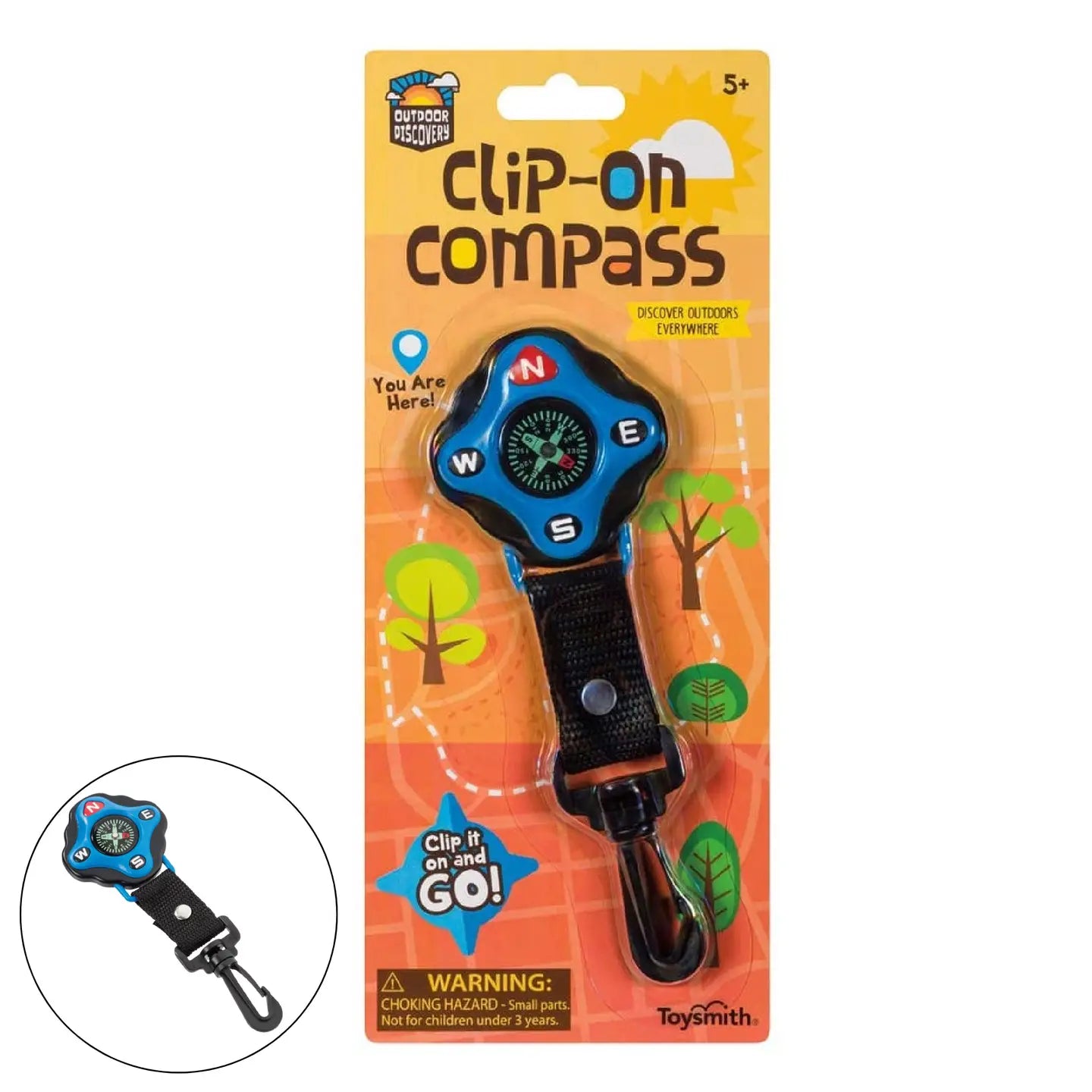Outdoor Clip-On Compass