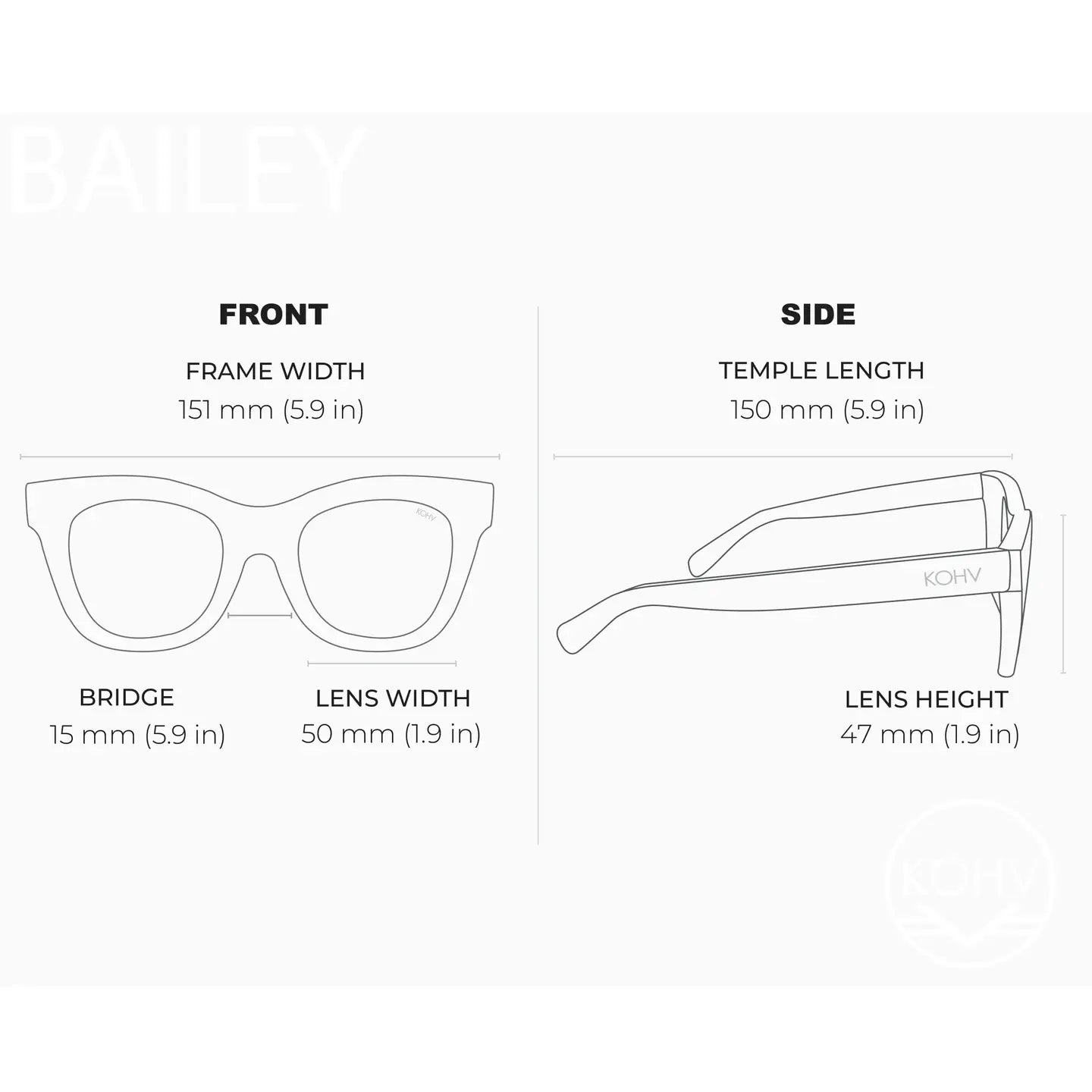 Bailey Square Sunglasses