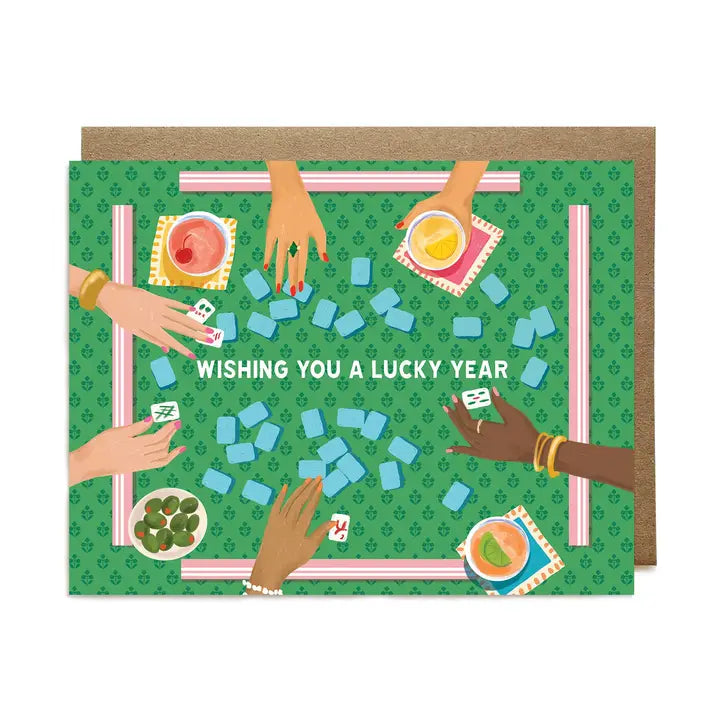 Mahjong Greeting Card