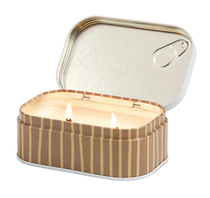 Cappuccino Bistro Candle Tin