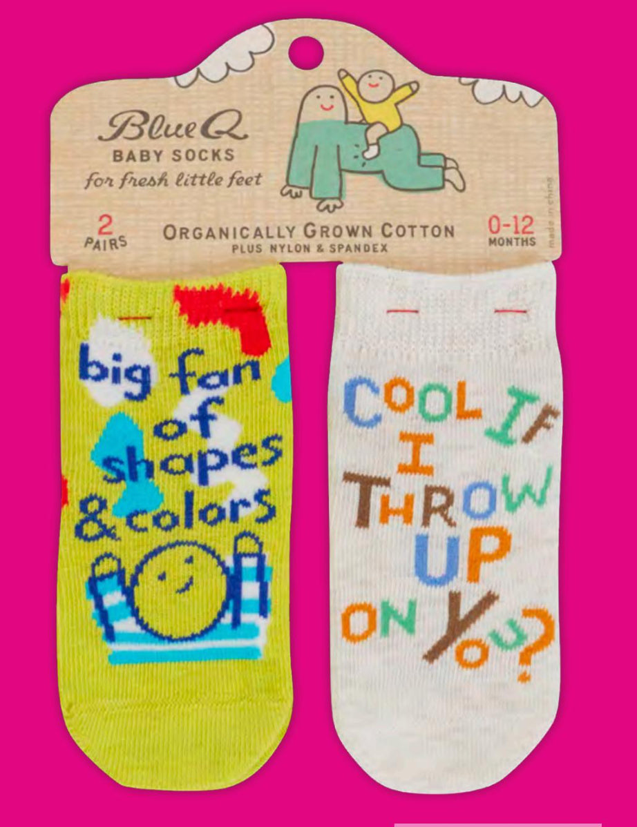 Shapes Colors/Throw Up Baby Socks - Ali's Wagon