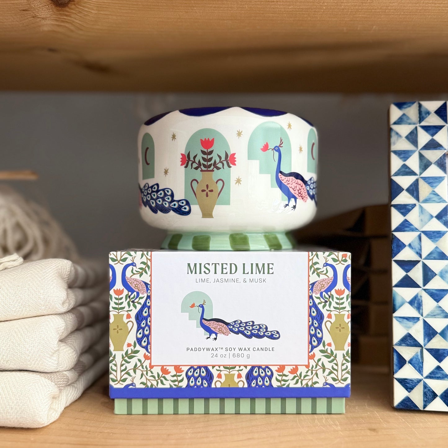 Misted Lime 24 oz A Dopo Ceramic Candle