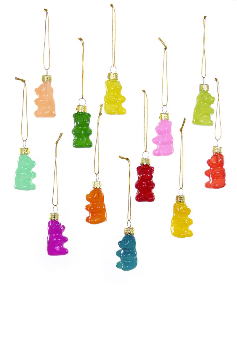 Rainbow Gummy Bear Ornament (Assorted)