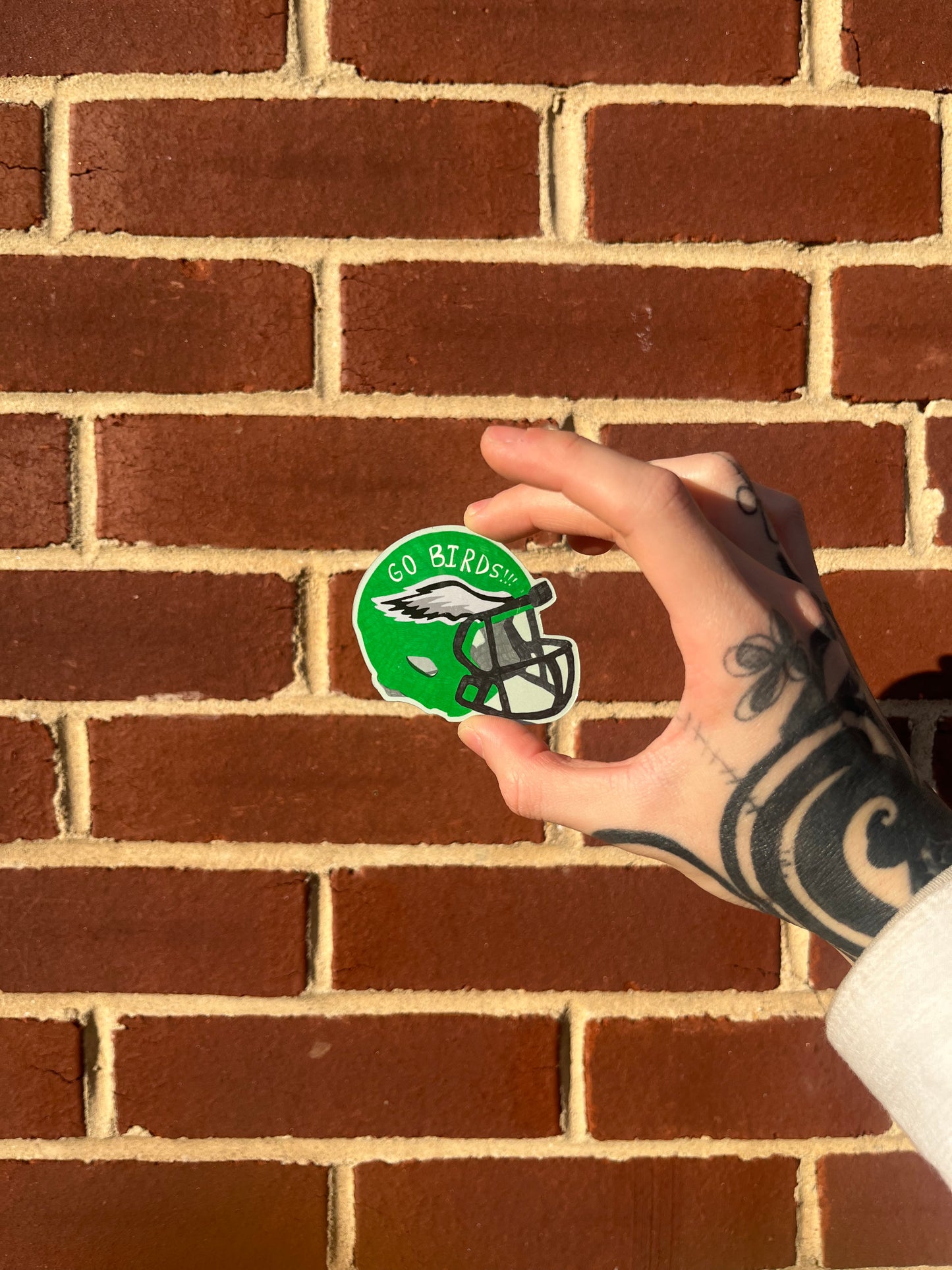 Go Birds Helmet Magnet - Ali's Wagon