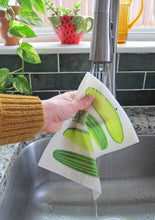 Load image into Gallery viewer, I&#39;m a Big Dill Pickle Swedish Dish Cloth