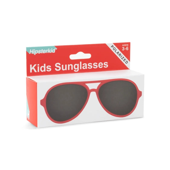 Ketchup Red Aviator Sunglasses