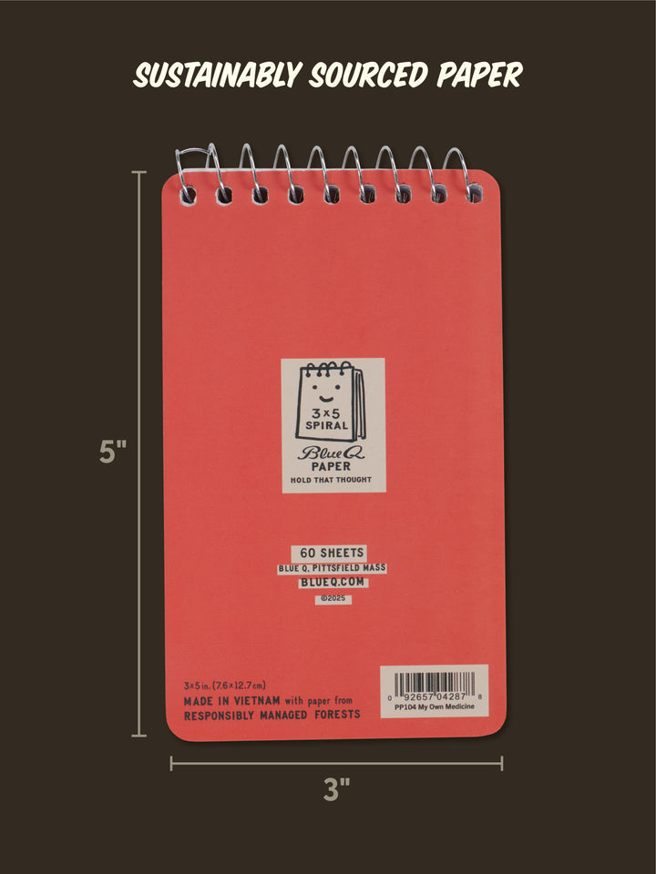 My Own Medicine Spiral Notebook