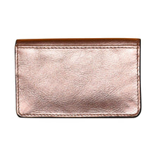 Load image into Gallery viewer, Rose Gold Envelope Business Card Wallet