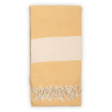 Load image into Gallery viewer, Gold Diamond Turkish Towel