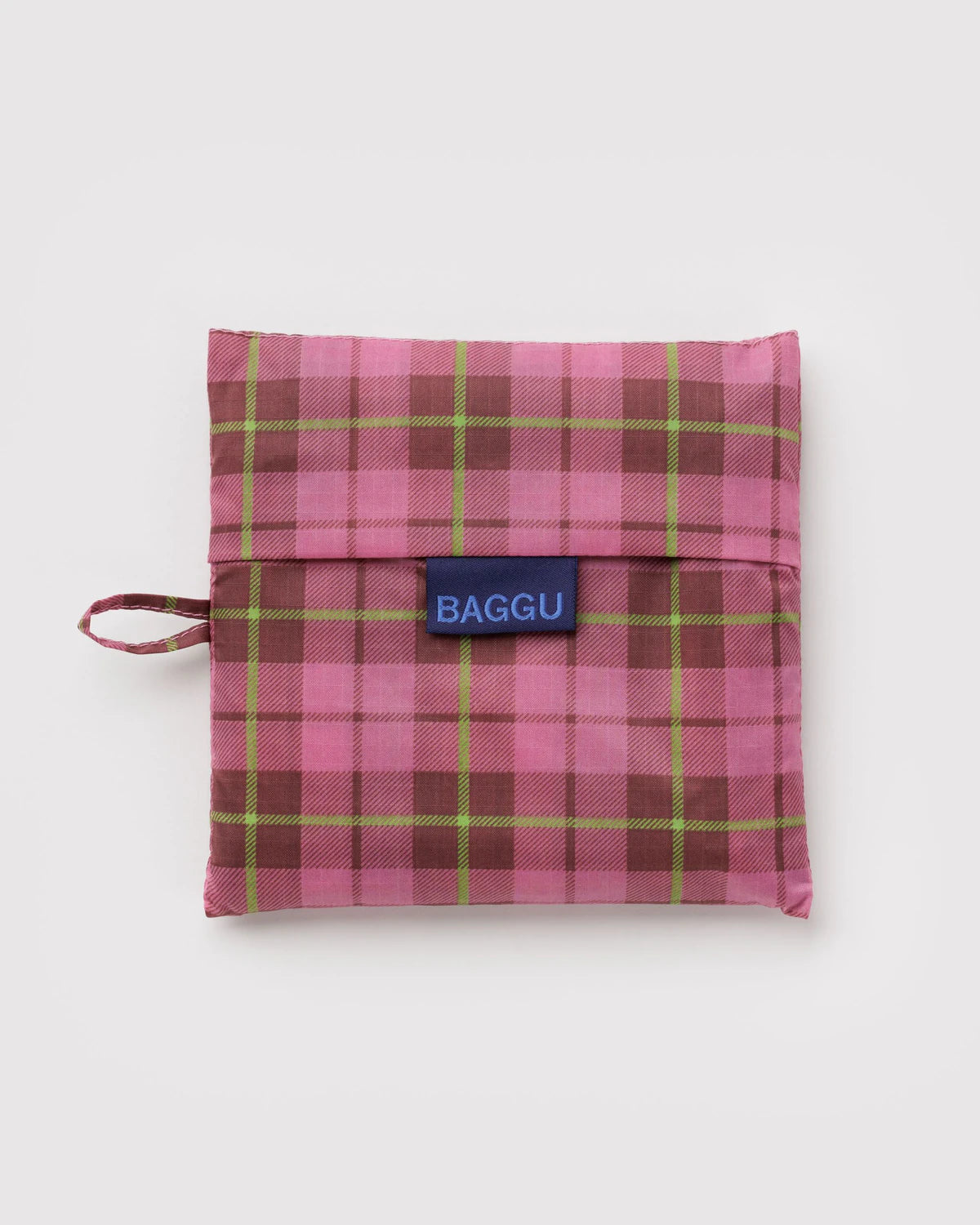 Azalea Pink Tartan Reusable Bag