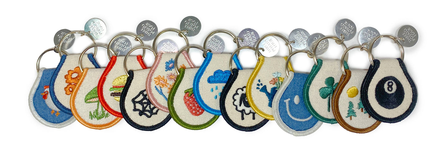 8 Ball Patch Keychain - Ali's Wagon