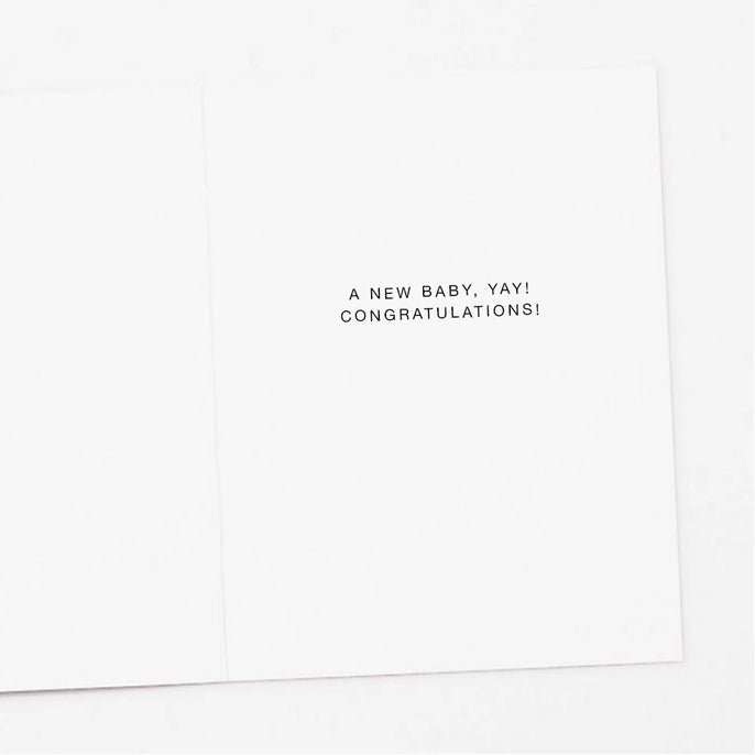 Baby Rabbit New Baby Greeting Card