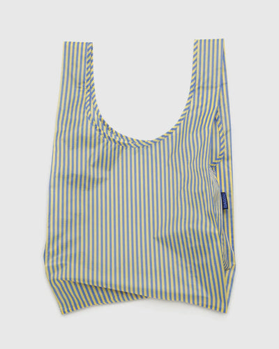 Blue Thin Stripe Baggu Reusable Bag
