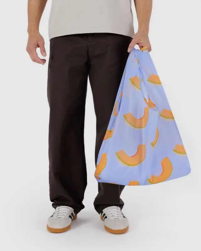 Cantaloupe Blue Baggu Reusable Bag - Ali's Wagon