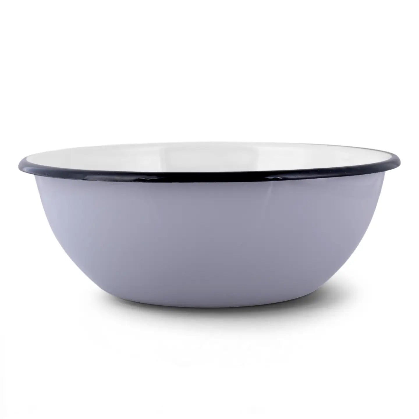 Pebble Gray Vintage Enamel Bowl