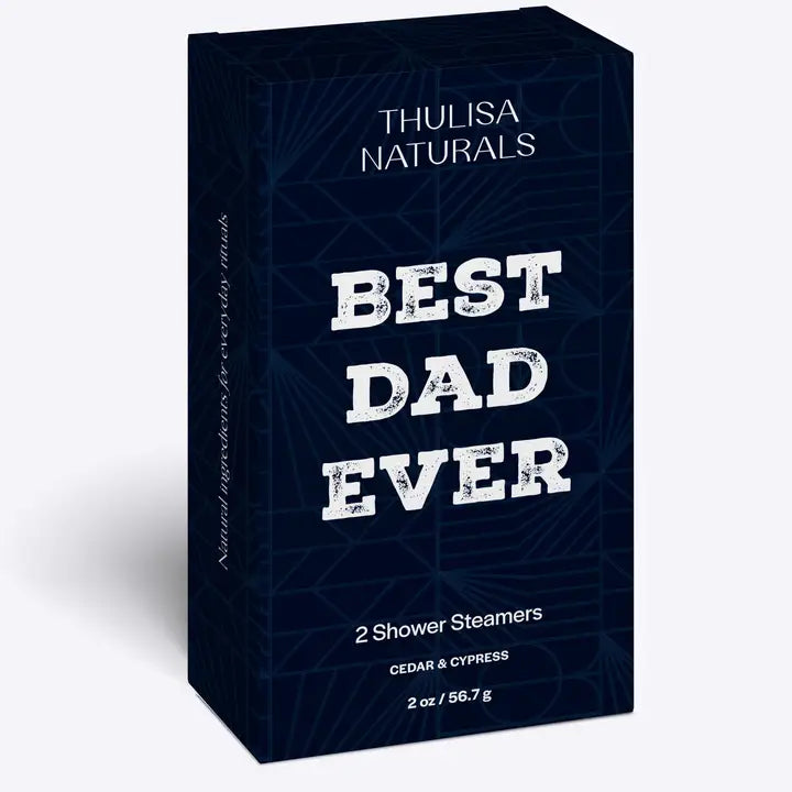 Best Dad Ever Cedar & Cypress Shower Steamer Set of 2
