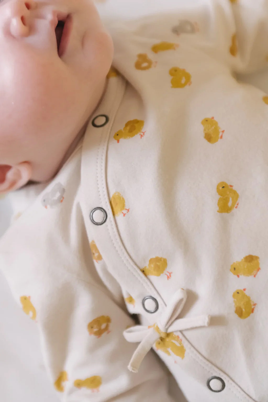 Cheerful Chick Kimono Romper