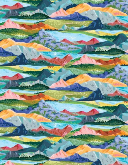 Colorful Mountains Wrapping Paper