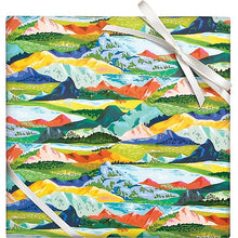 Load image into Gallery viewer, Colorful Mountains Wrapping Paper