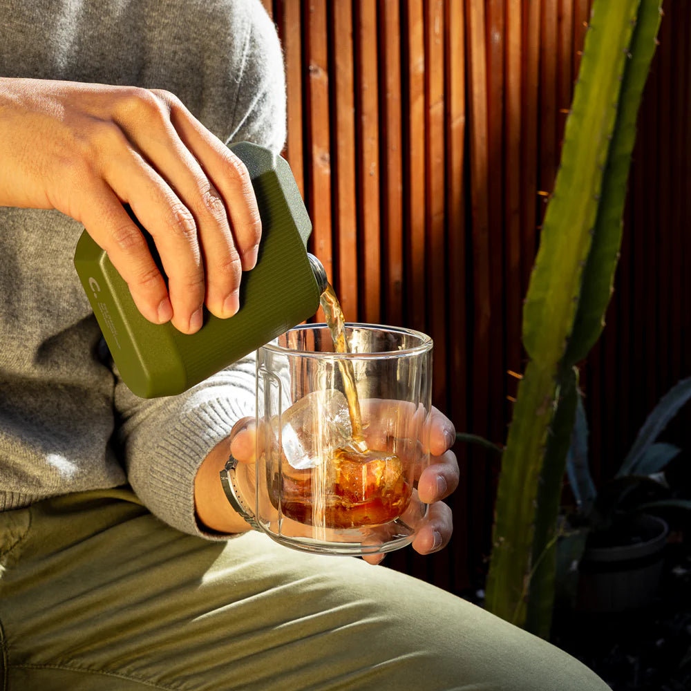 Olive Corkcicle Flask - Ali's Wagon